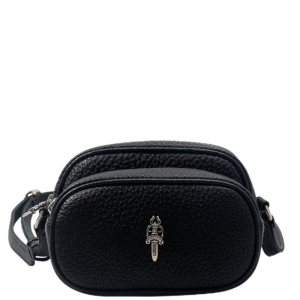 クロムハーツ（Chrome Hearts） ショルダーバッグ ダガー BARRETT ポシェット｜ブラックレザー ユニセックス
