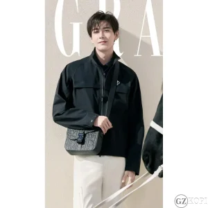 ディオール（Dior）Saddle メッセンジャーバッグ スモール｜ディオール グラビティ レザー ブラック