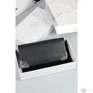 クロムハーツ（Chrome Hearts）シングルフォールド ヘビーレザー 長財布｜シンプル＆スタイリッシュな定番ウォレット