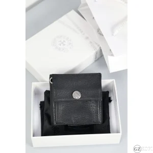 クロムハーツ（Chrome Hearts）2フェイス ウォレット｜ブラックヘビーレザー 財布 シルバー925