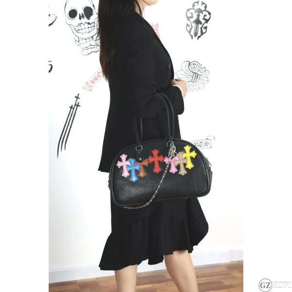 CHROME HEARTS クロムハーツ ジムバッグ セメタリー クロスパッチ