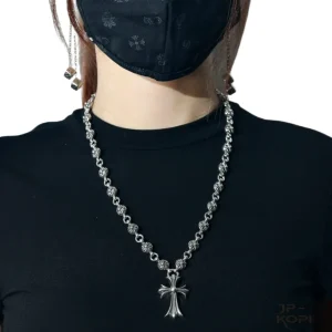 CHROME HEARTS クロムハーツ｜クロスビーズ＋クロスペンダント ネックレス 57cm【コスパ抜群】