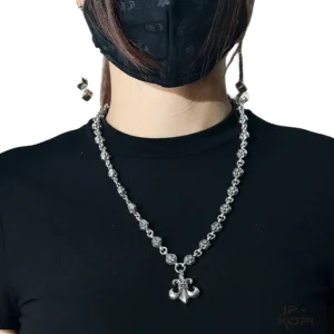 CHROME HEARTS クロムハーツ｜スカウトフラワー ビーズネックレス 57cm【コスパ抜群】