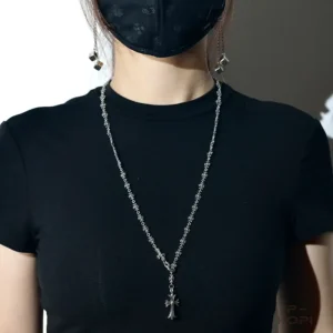 CHROME HEARTS クロムハーツ｜クロスネックレス 70cm【コスパ抜群】