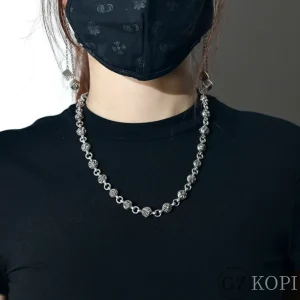 CHROME HEARTS クロムハーツ｜マルチボールネックレス 50cm【コスパ抜群】